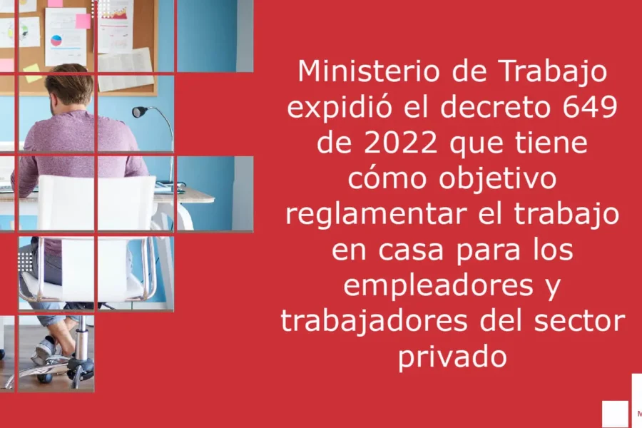 Mintrabajo reglamenta el trabajo en casa